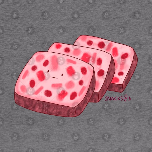 Fruit Cake in pink by Snacks At 3